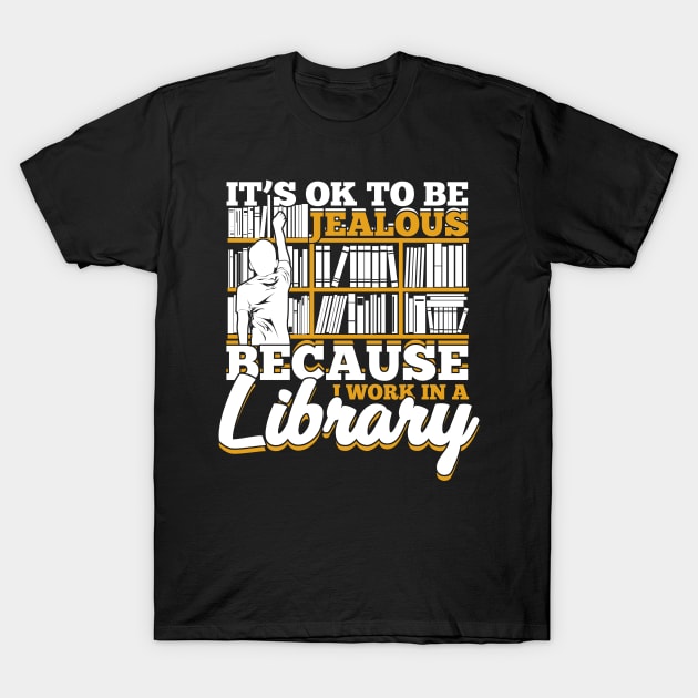 Library Librarian Gift T-Shirt by Dolde08